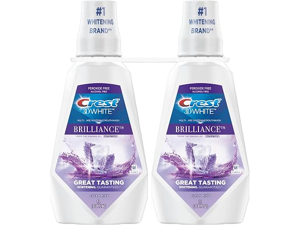 Crest 3DWhite Mouthwash, 33.8 fl oz