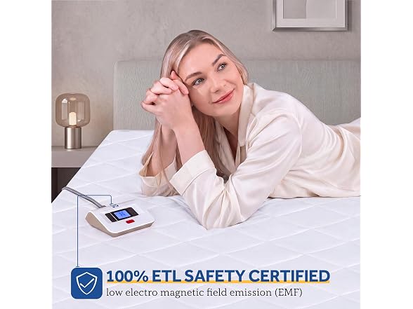 Sealy Heated Mattress Pad Dual Control with 10 Heat Settings