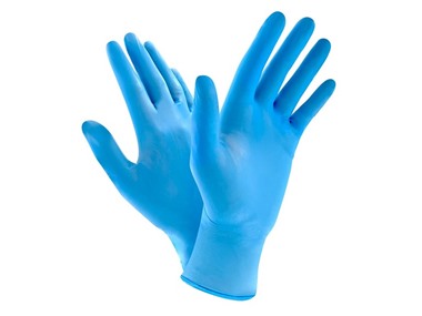 $10.75, Was $19.99, 46% Off! Multi Pack 4Mil Blue Nitrile Gloves dealfomo