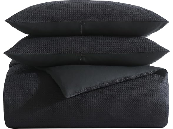 Vera Wang King Duvet Cover Set with Shams