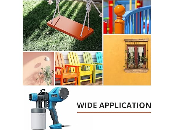 TILSWALL Alien500 HVLP Paint Sprayer Blue