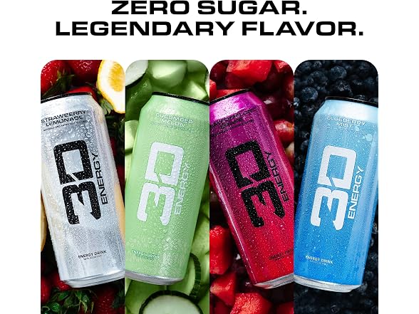 3D | Sugar Free Energy Drink 16oz