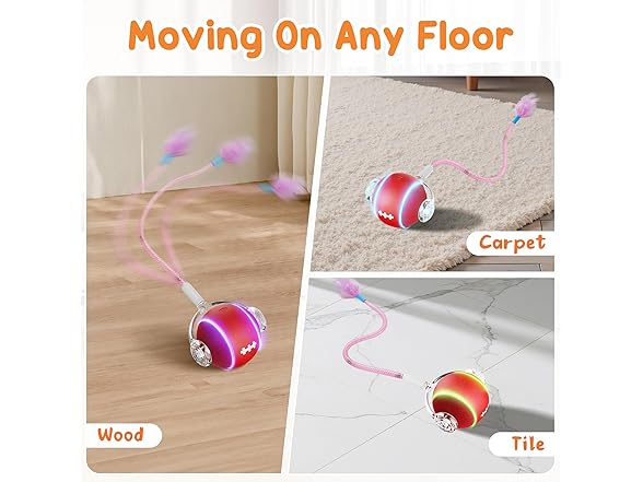 PANRIO Interactive Cat Toy Ball