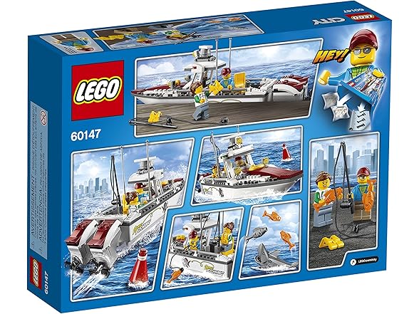 Lego City Fishing Boat 60147 Creative Play Toy