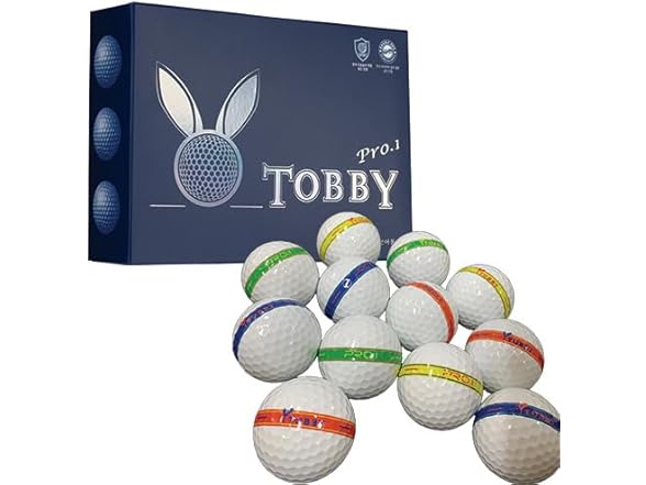 TOBBY ProOne Low-Compression Golf Ball 12 count