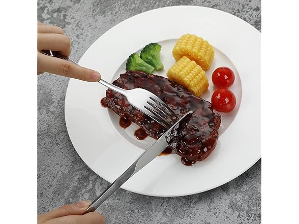 HOMECHAN 20-Piece 18/10 Stainless