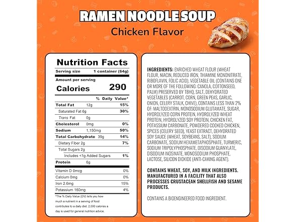 12PK Maruchan Instant Lunch Ramen Noodles, Chicken