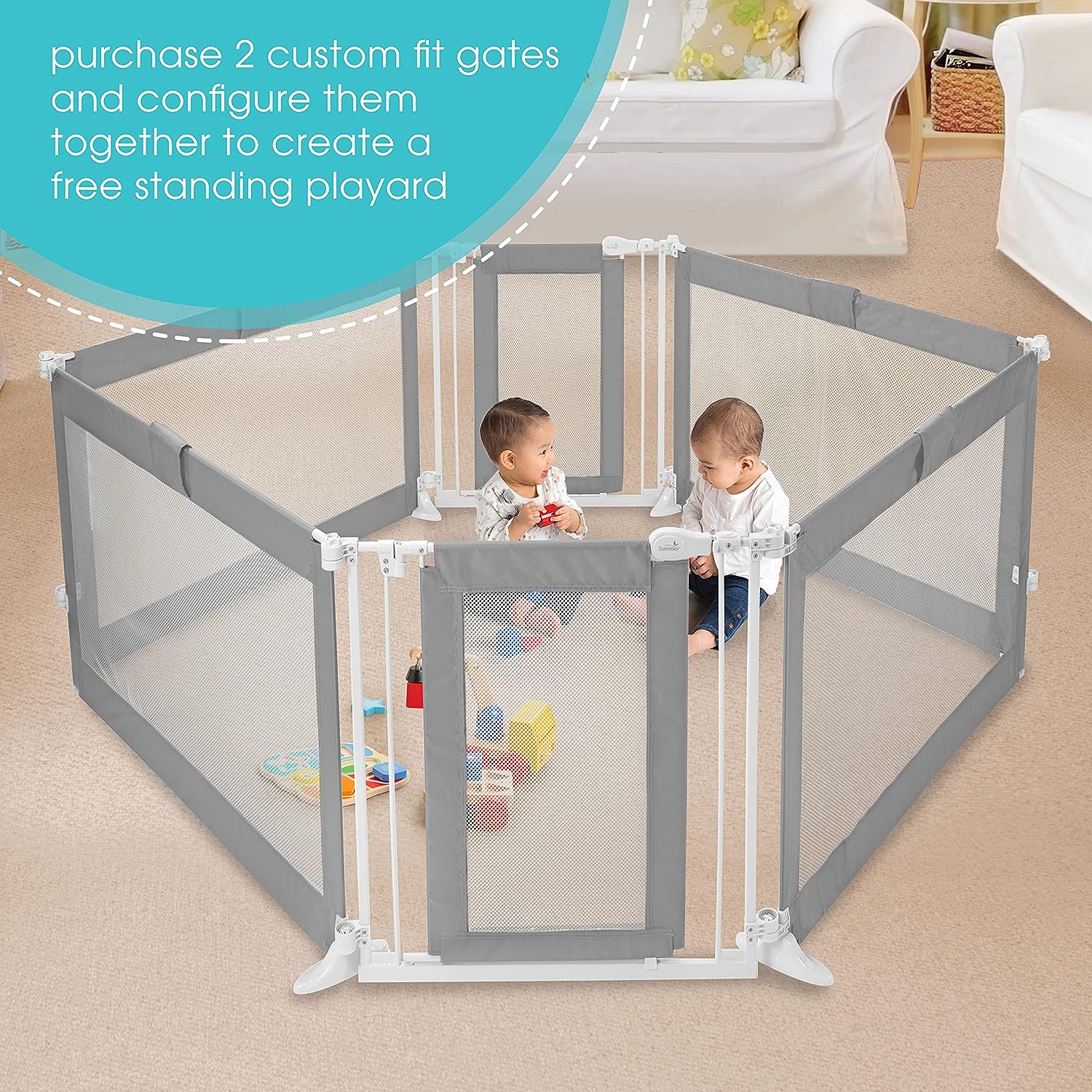 Summer Custom Fit Walk-Thru Extra Wide Gate - Gallery 11