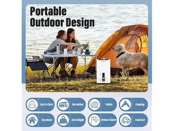 Nessxa Tankless Water Heater Propane 85300 BTU