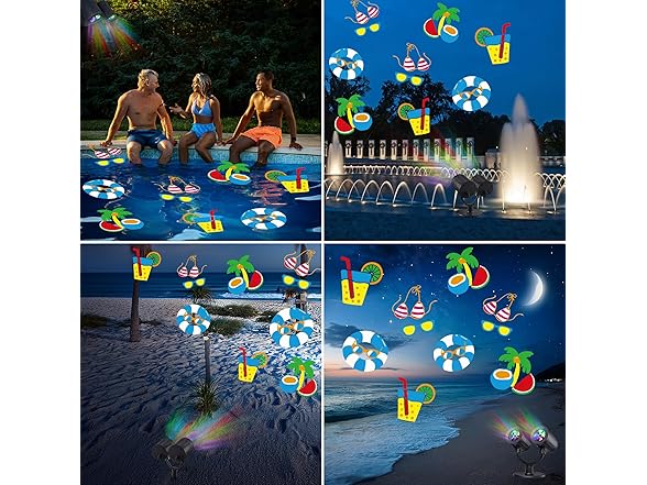 Toodour B0GHN4PYH3 Double Head Projector Lights