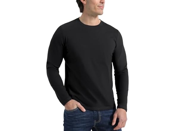 Men's Long Sleeve Crew Neck Tee