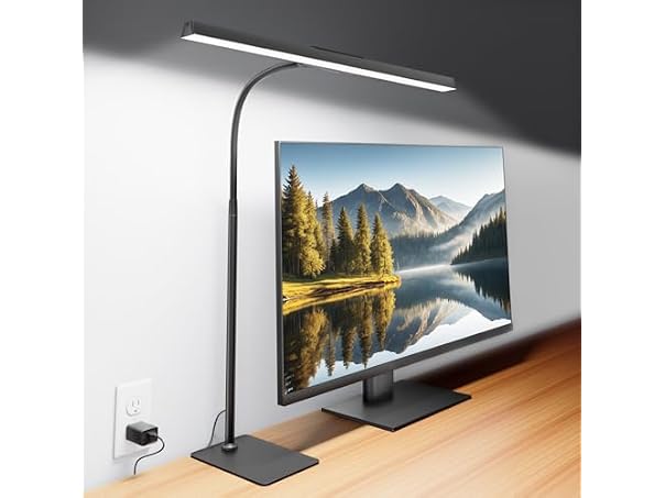 $14.99, Was $30.99, 51% Off! 12W LED Desk Lamp for Home Office dealfomo