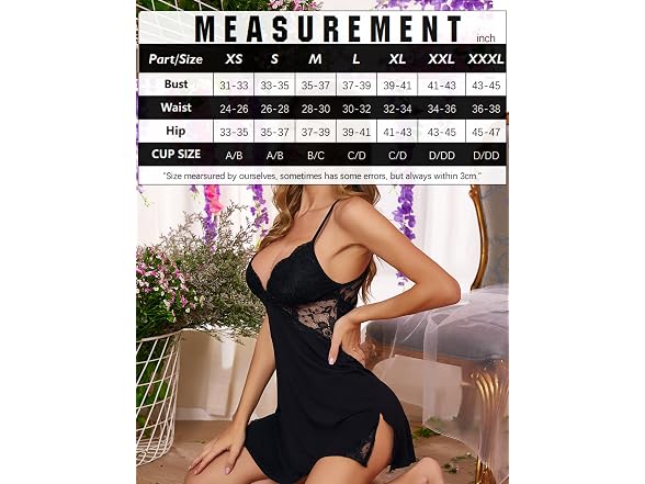 Avidlove (M) Lingerie Modal Lace Side Sleepwear