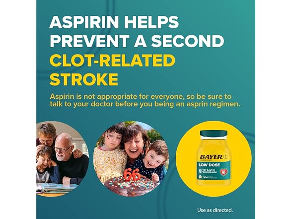 Bayer Aspirin Low Dose 81 mg Enteric Coated