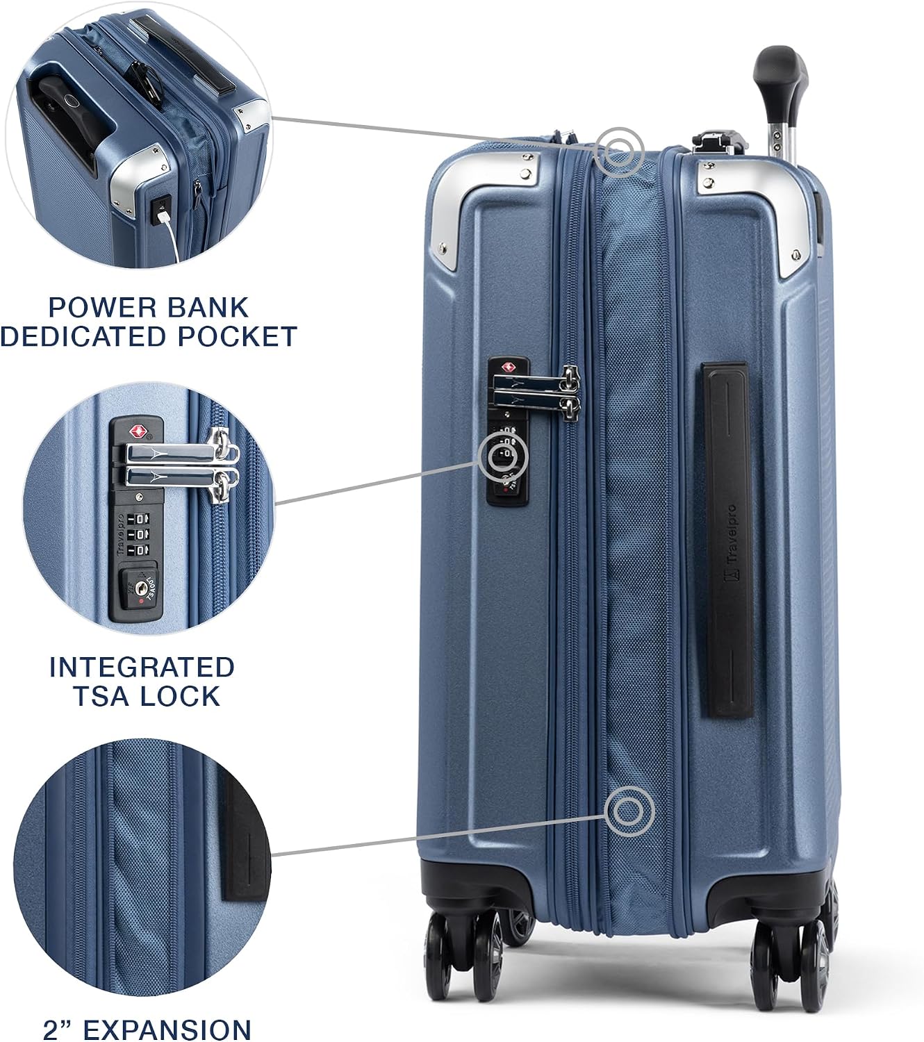 Travelpro Platinum Elite Hardside 21" Carry On w/ Laptop Pocket - Gallery 13