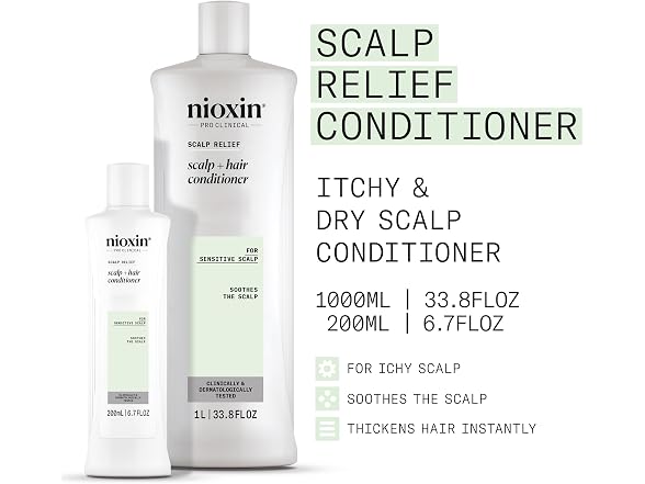 Nioxin Scalp Relief Conditioner, 6.7 oz