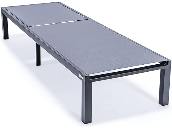 LeisureMod Marlin Chaise Lounge Chair