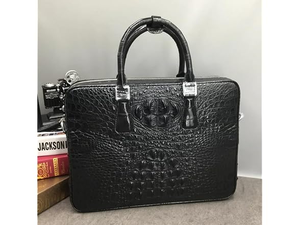 Exotic Genuine Crocodile Skin Classic