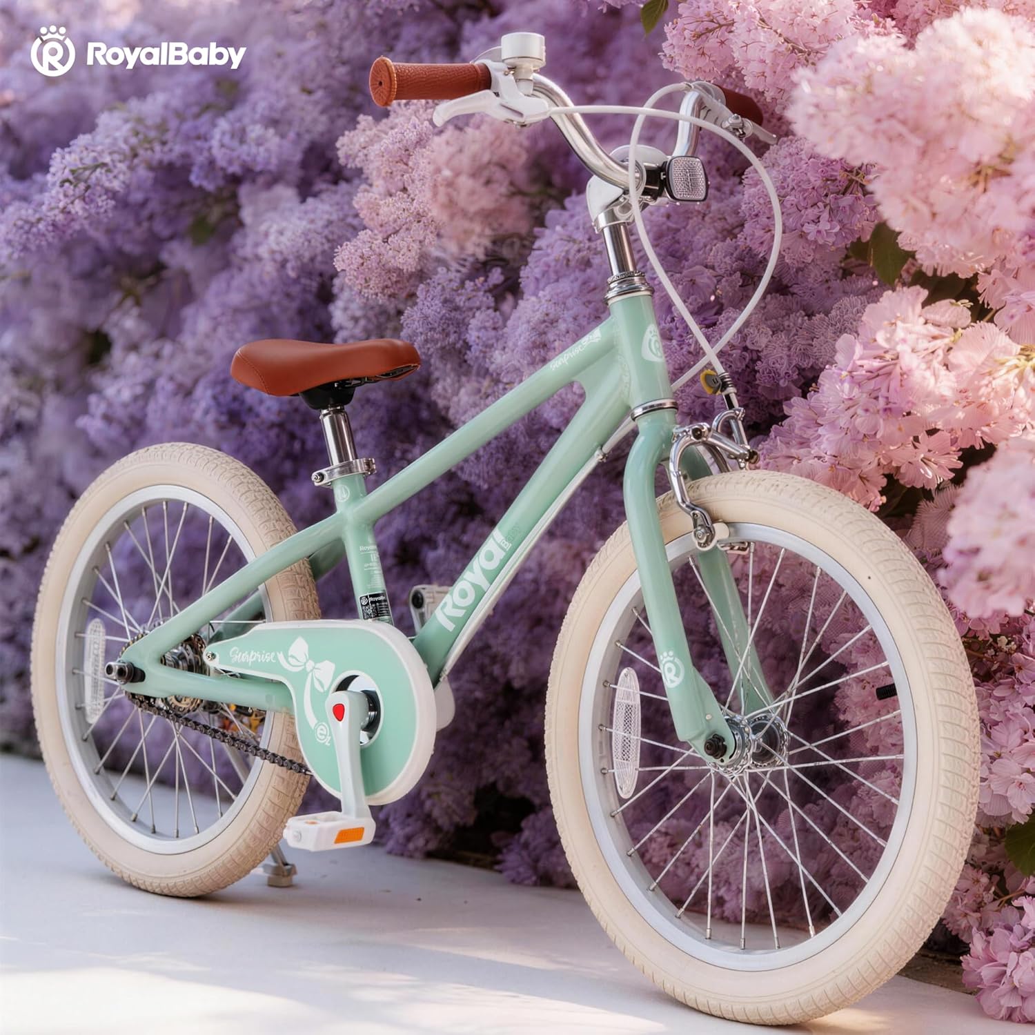 RoyalBaby EZ Kids Bike,18 Inch Convertible Balance to Pedal Bike - Gallery 9