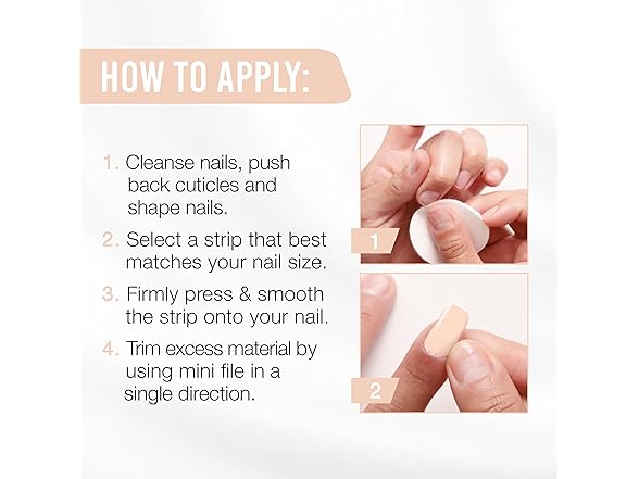 Ardell Nail Addict Nail Strips, 1 Pack