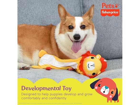 Fisher Price Warming Furrr-end Cuddler Dog Toy
