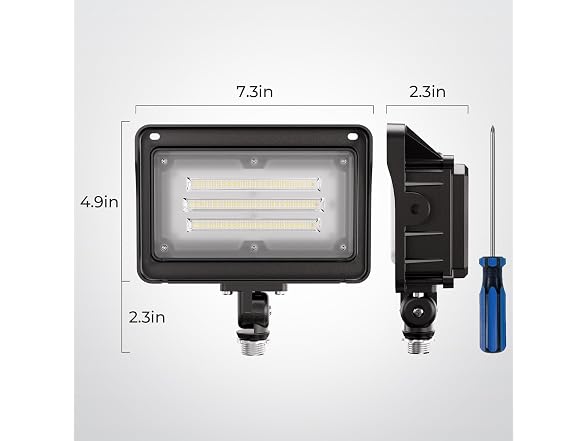 CINOTON 50W LED Flood Light Dusk to Dawn