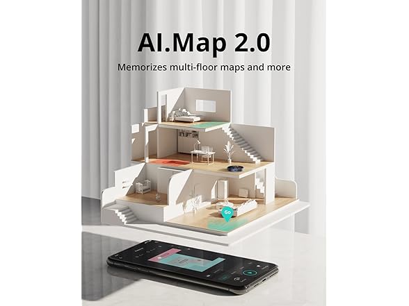eufy Anker RoboVac X8 - Robot Vacuum Pet Hair, iPath Laser Navigation, Twin-Turbine 2000Pa x2 Suction, AI. Map 2.0 Technology, Wi-Fi, Floor Cleaner, Ideal for Pet Owners (Open Box)
