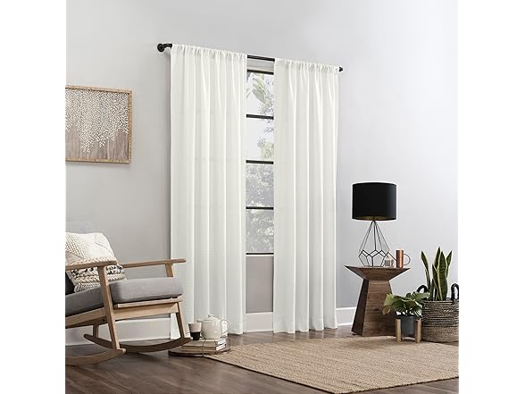 Clean Window Anti-Dust Curtain, 52"x84", White