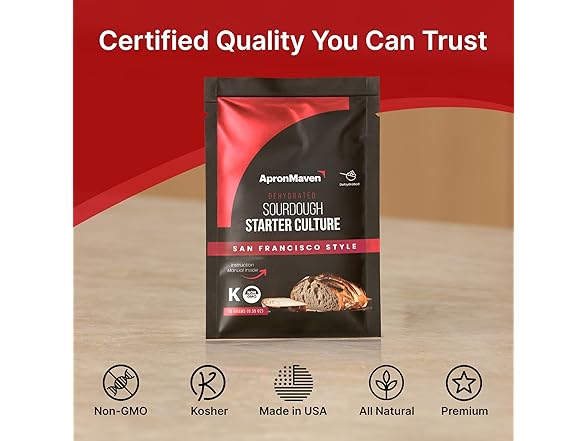 2Pk Premium Sourdough Starter Culture- San Francisco