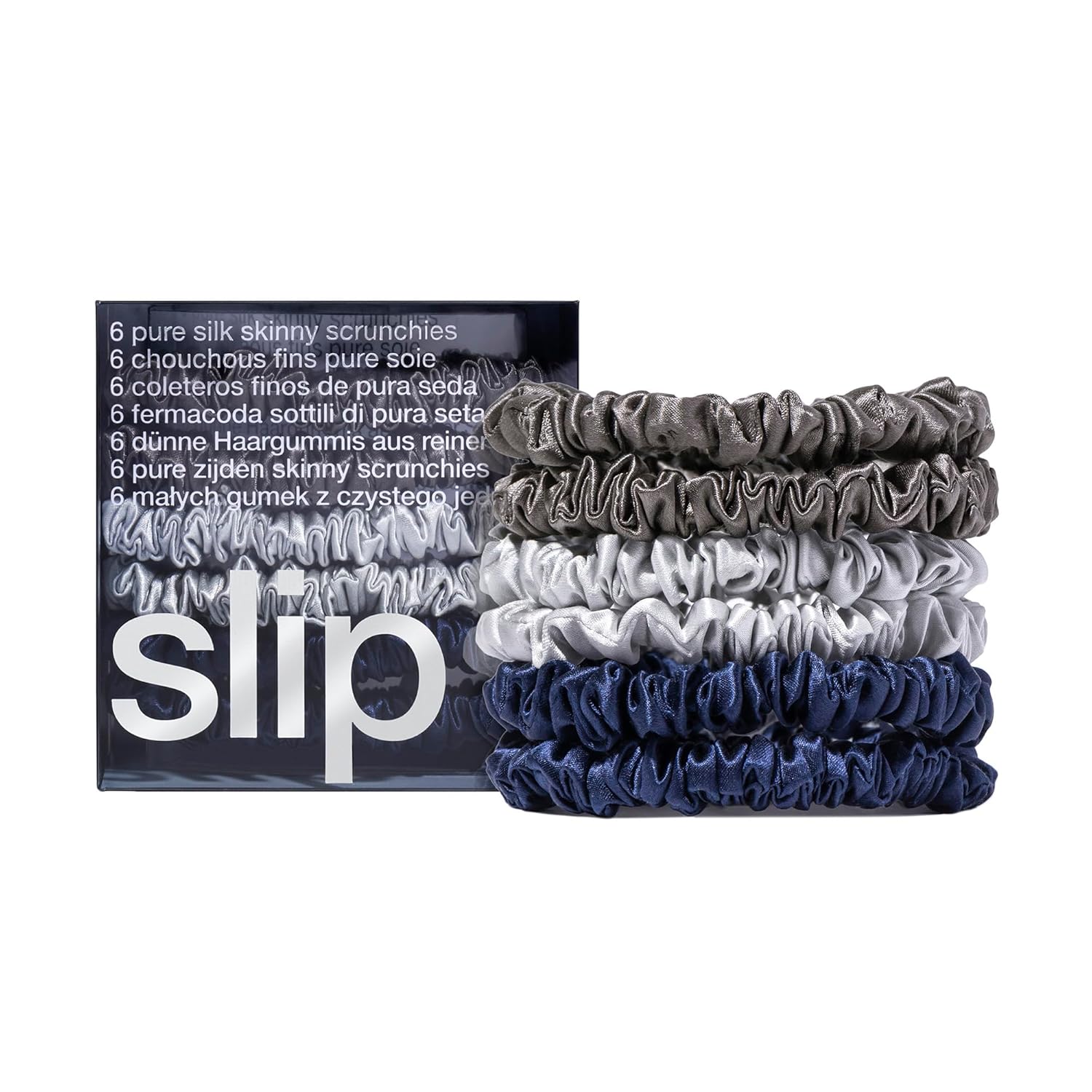 SLIP Skinny Scrunchies (Set of 6) - Gallery 12
