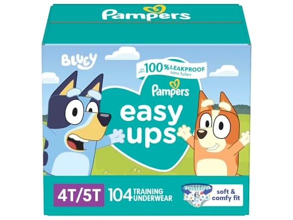 Pampers Easy Ups 4T-5T 104ct
