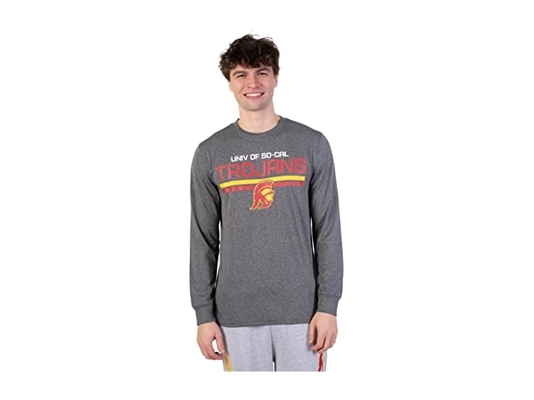 USC L/S Poly Tee Grey (M)