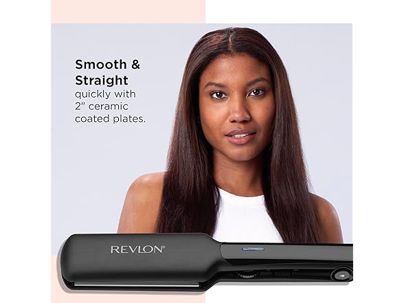 REVLON Ceramic Coated 2" Flat Iron