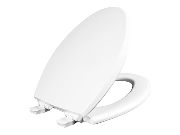 TOILET SEAT ELNG WOOD WH