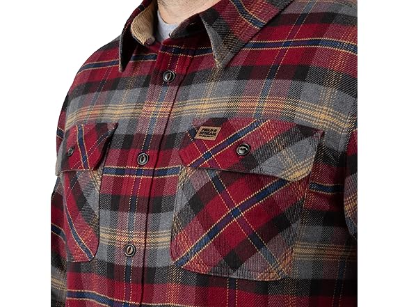 Field & Stream Mens Bismuth Acrylic Plaid Shirt