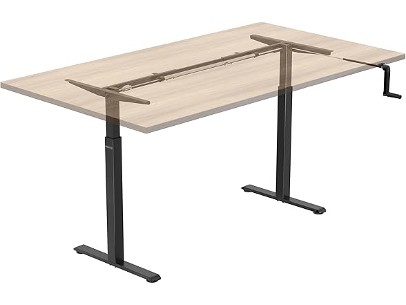 Mount-It! Manual Standing Desk Frame