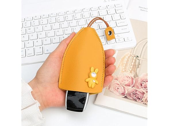 LKHSYAN Car Key Case, Pull Type Key Bag
