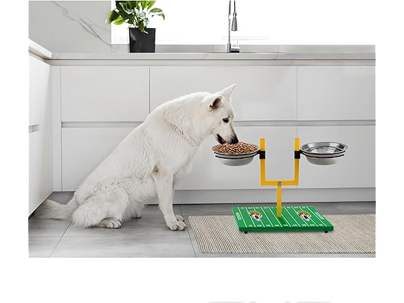 JAGUARS Dog Bowl Feeder