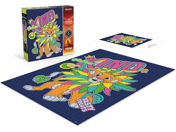 CEACO Disney The Lion King Glow in the Dark, 750 Piece Puzzle
