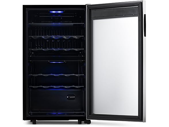 Newair Dual Zone Wine Fridge - 28 Bottles