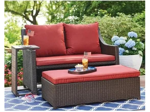 Four Seasons Courtyard Redington Chic 3 Piece Patio Set