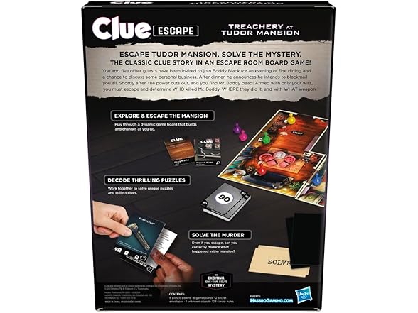 Hasbro Gaming Clue Escape