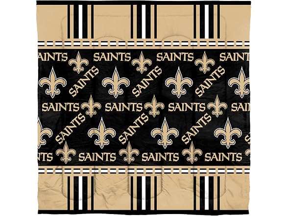 NFL New Orleans Saints Bed Set (Full)