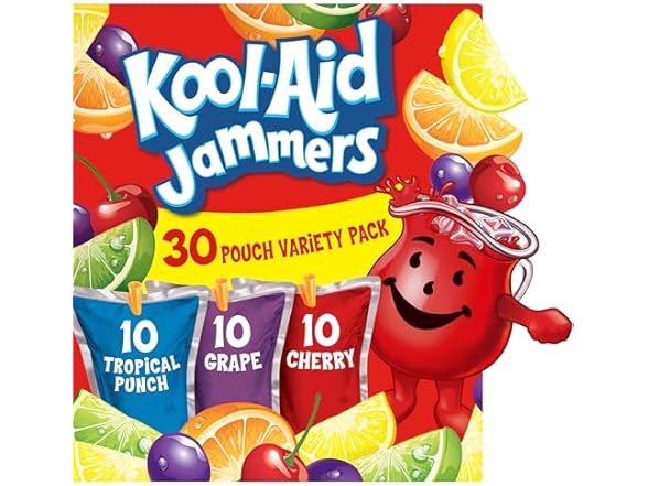 Kool-Aid Jammers Drink, 30 Pouches