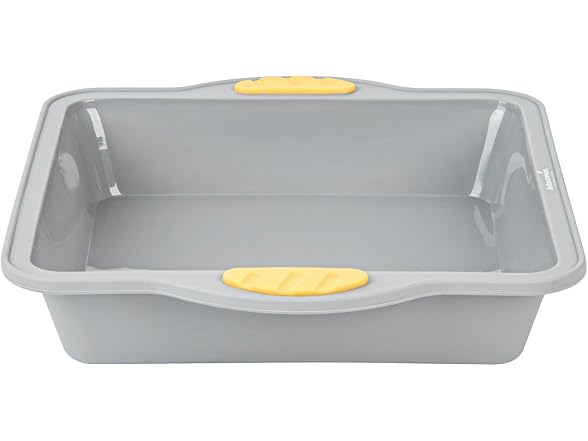 Restaurantware Square Gray Silicone Cake Pan