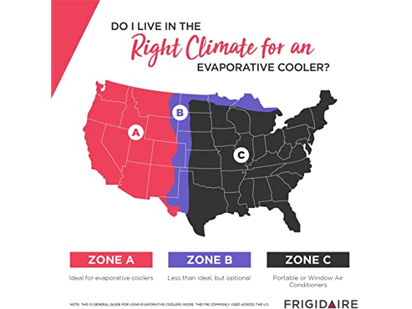 NewAir Frigidaire 2-in-1 Evaporative Air Cooler and Tower Fan