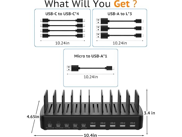 cocofast Multi-Device Charging Station