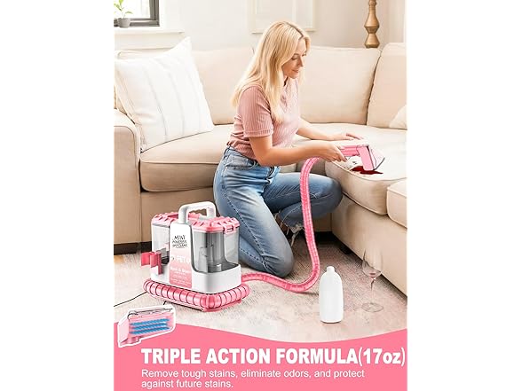 QYNTO Portable Carpet Cleaner Machine