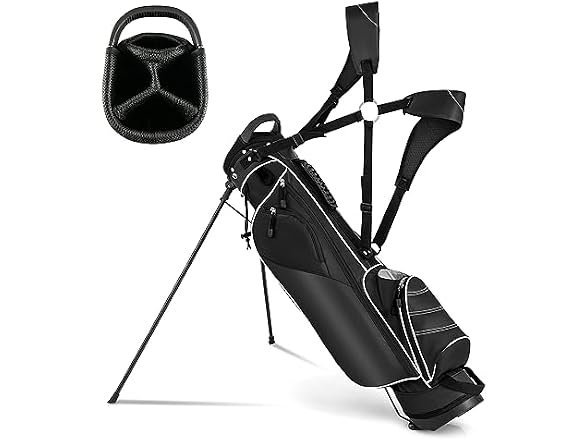 OFFICEJOY Golf Stand Bag, Portable Golf Clubs Bag