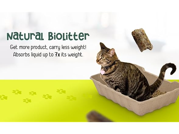 EcoPet Bio Litter, Natural Wood & Hay Pellet